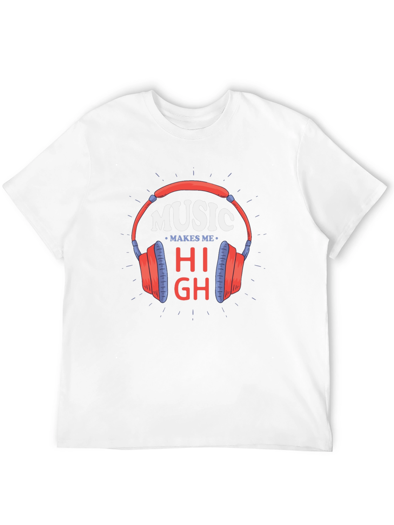 Music Makes Me High Graphic Tee