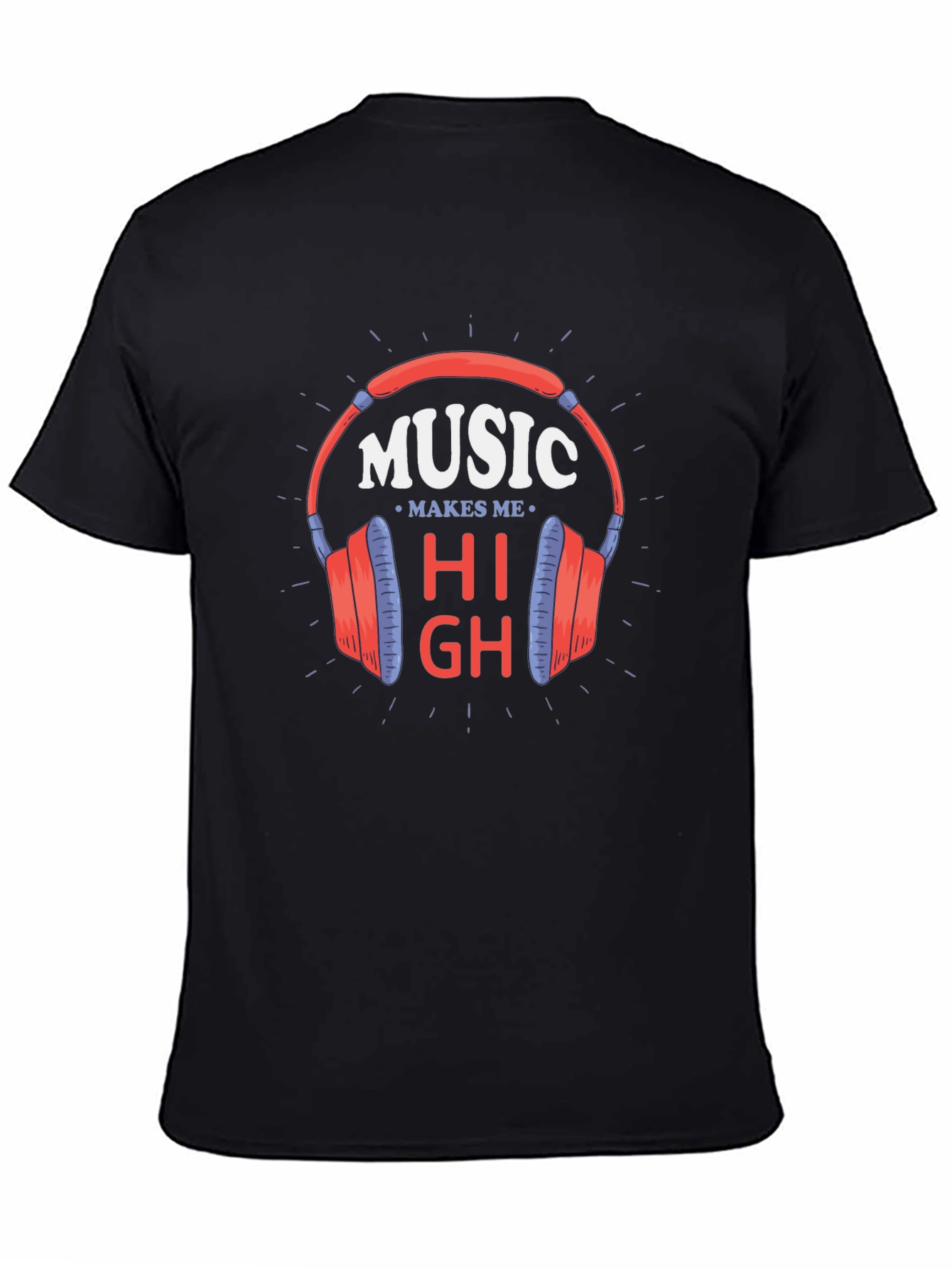 Music Makes Me High Graphic Tee