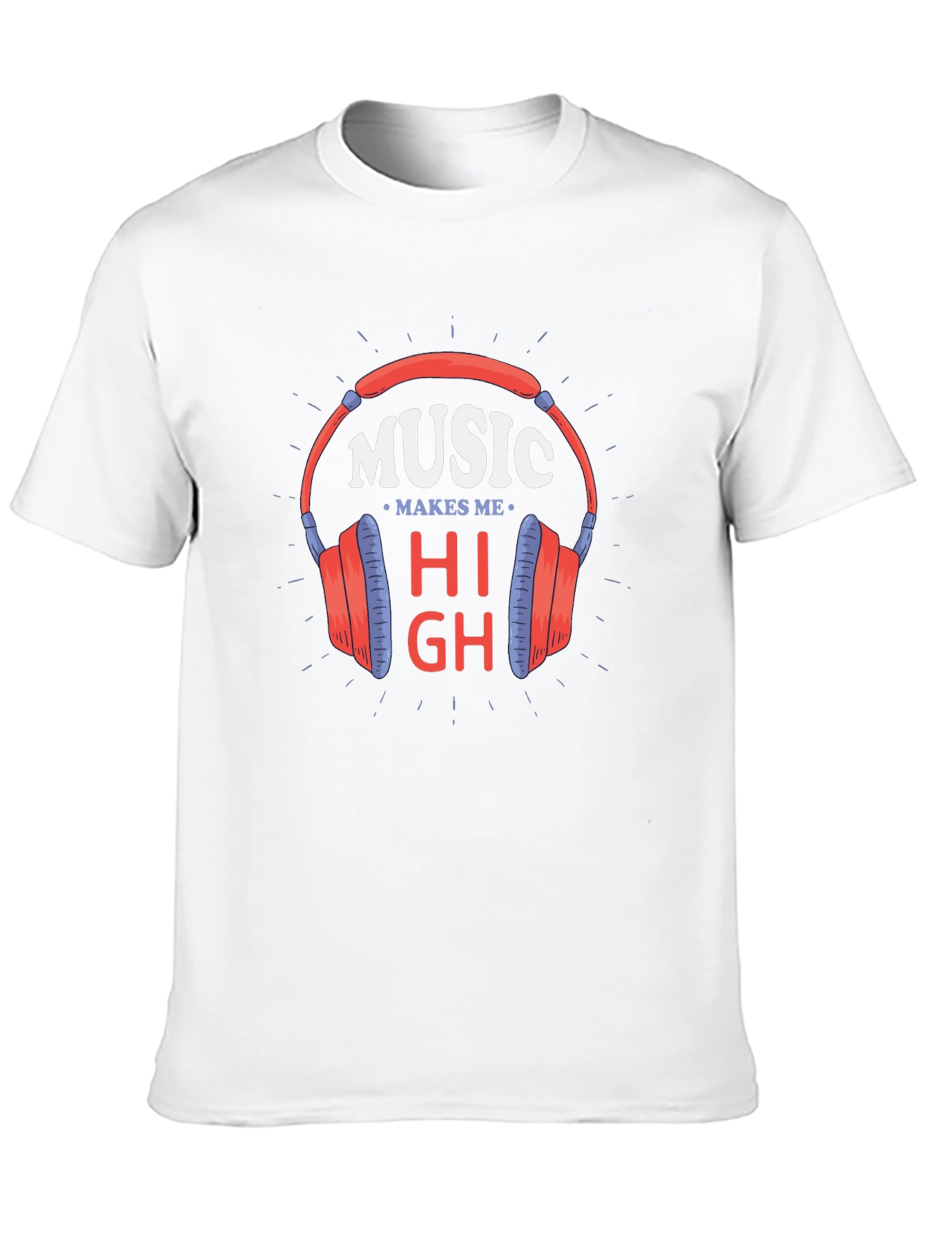 Music Makes Me High Graphic Tee