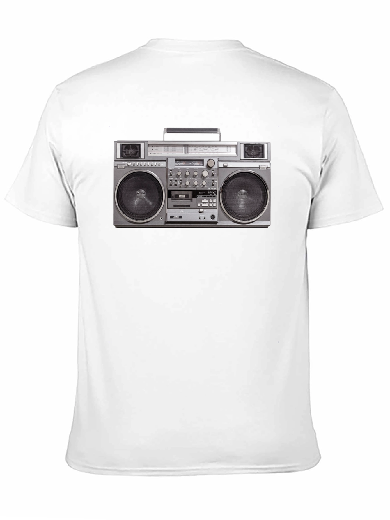 Retro Boombox Graphic Tee - Classic 80s Style