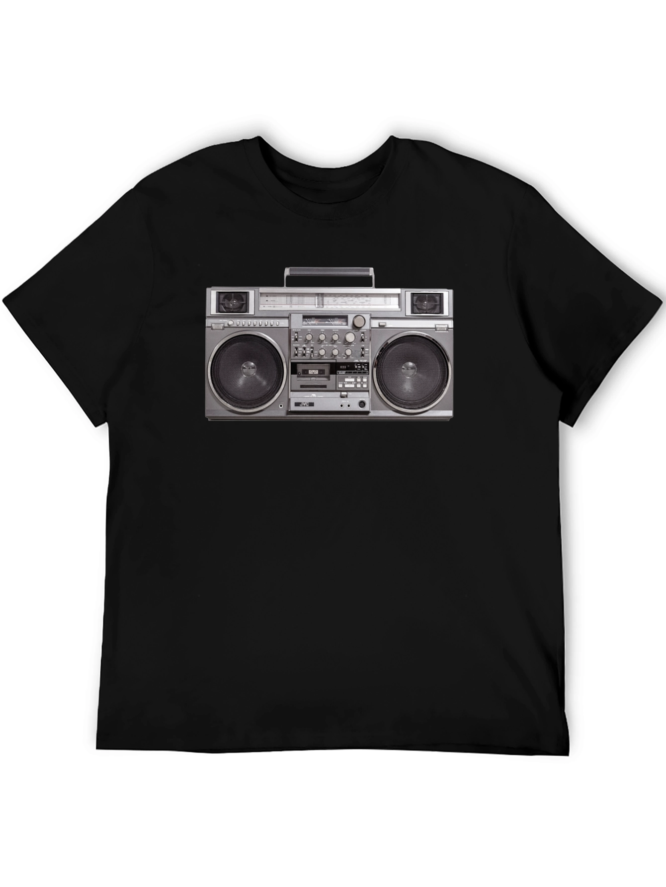 Retro Boombox Graphic Tee - Classic 80s Style