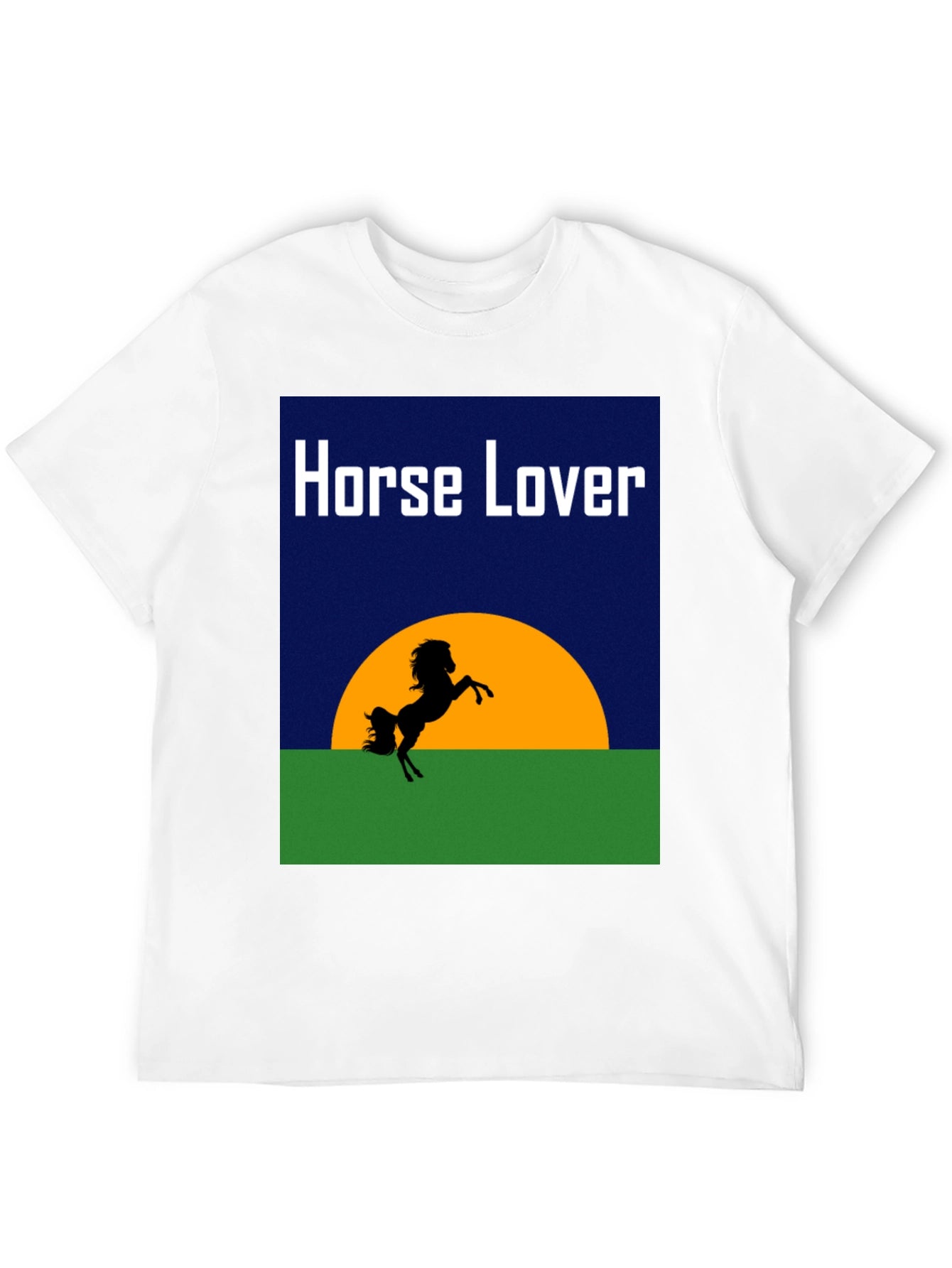Horse Lover T-Shirt: Equestrian Sunset Tee