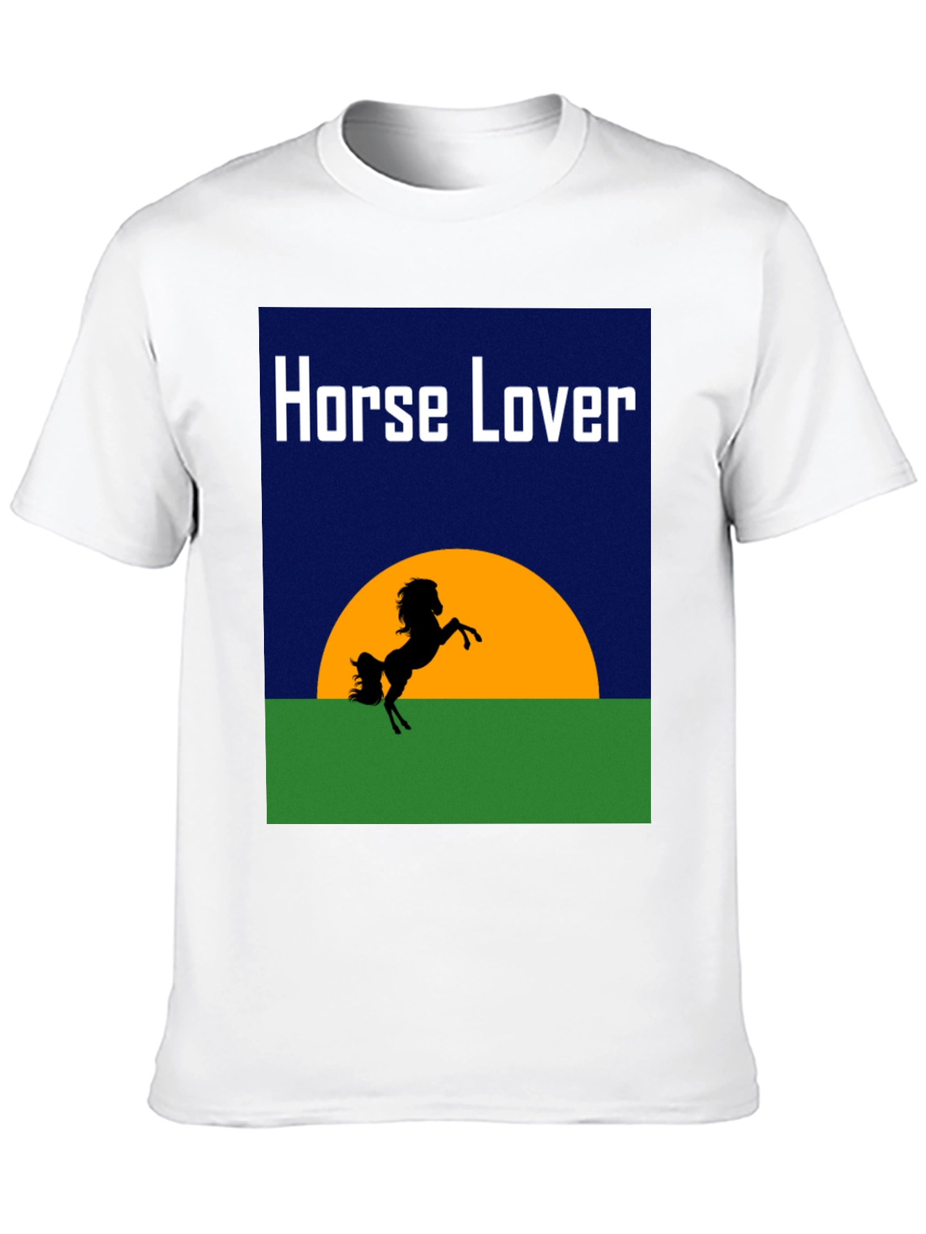 Horse Lover T-Shirt: Equestrian Sunset Tee