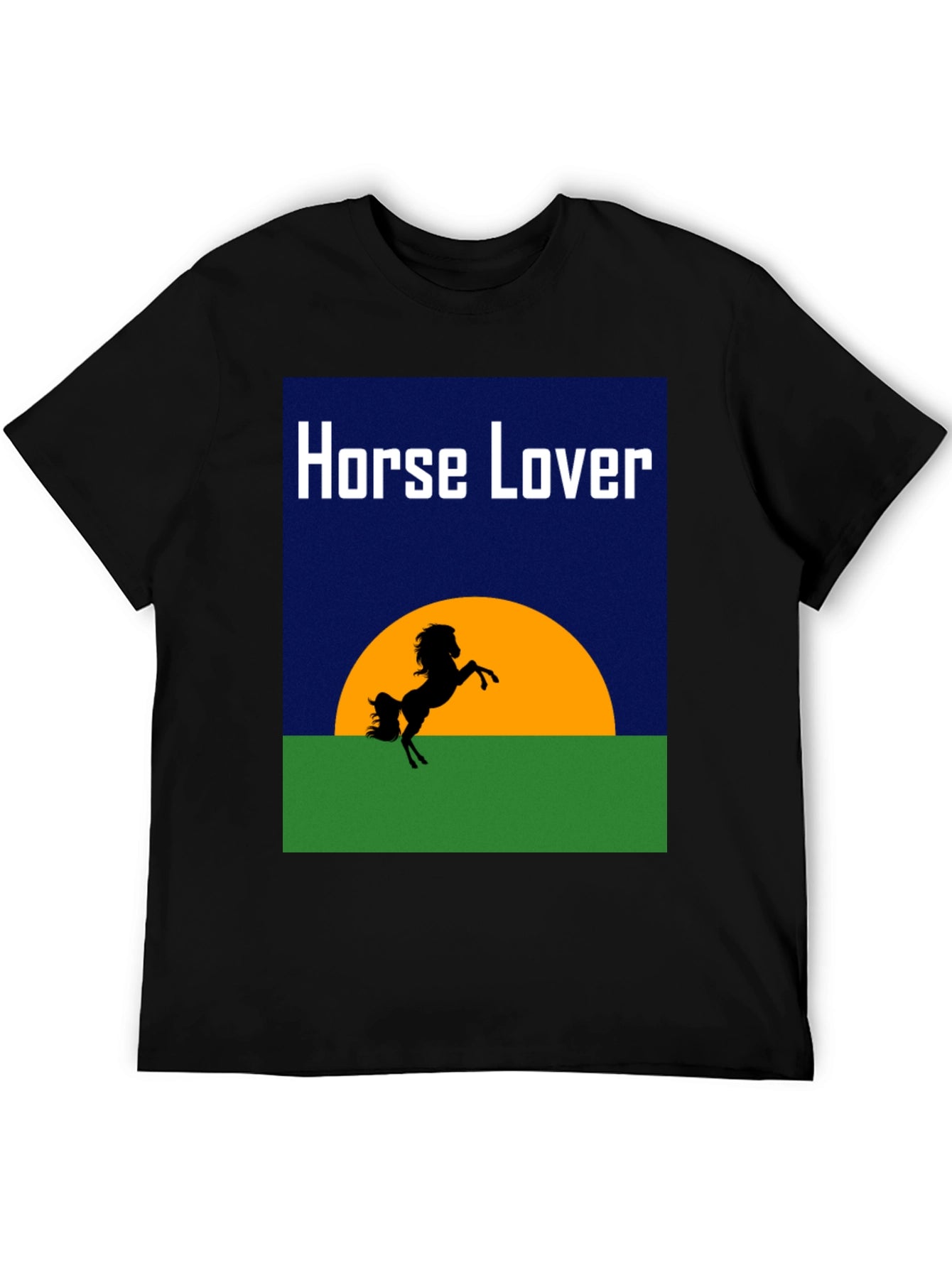Horse Lover T-Shirt: Equestrian Sunset Tee