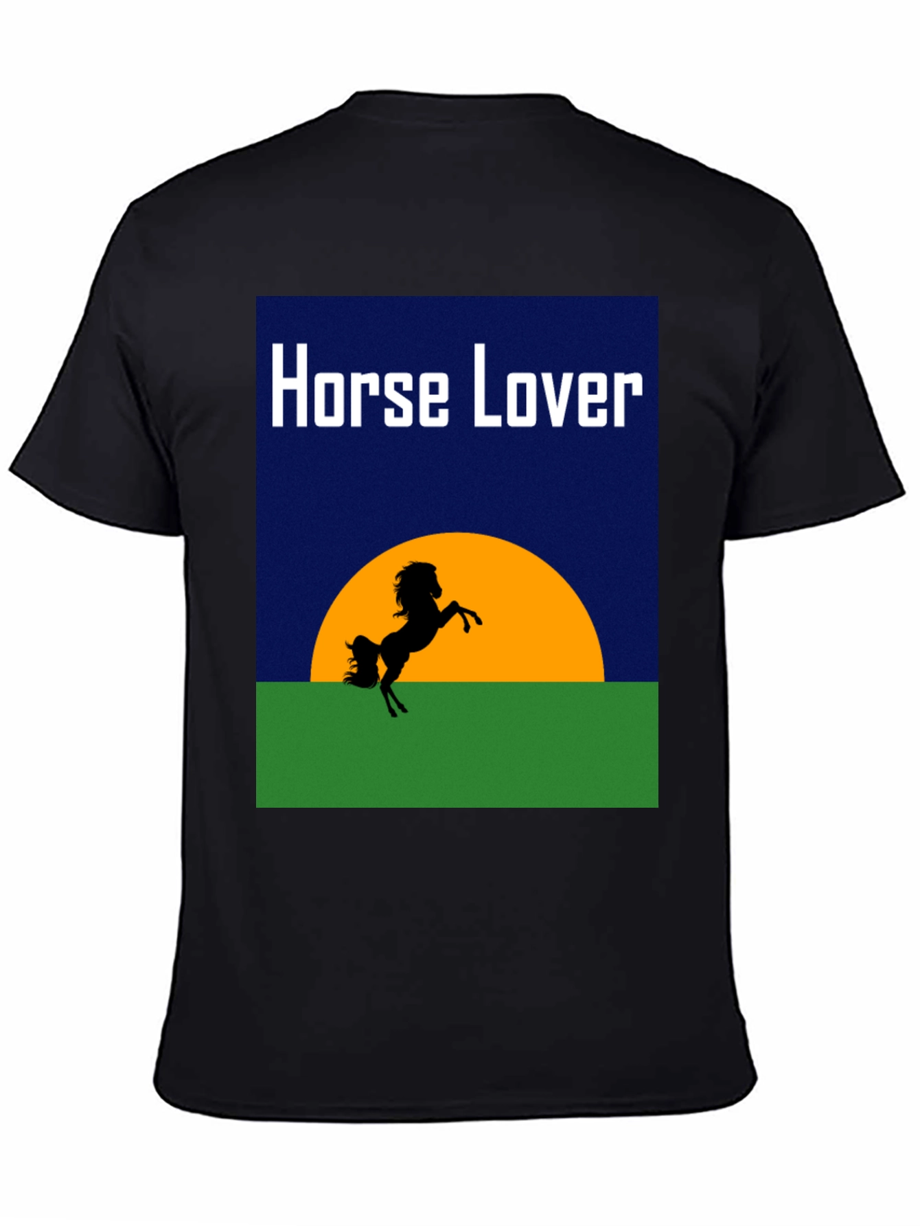 Horse Lover T-Shirt: Equestrian Sunset Tee
