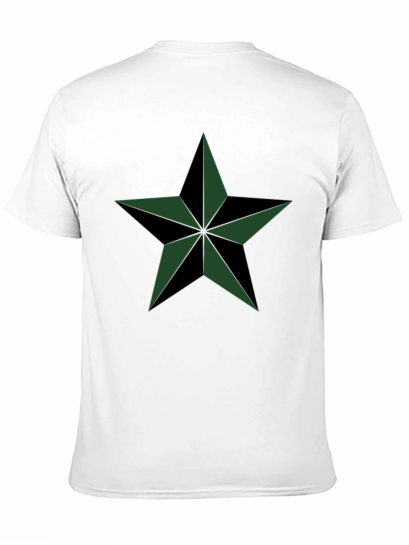 Stylish Black T-Shirt with Star Design
