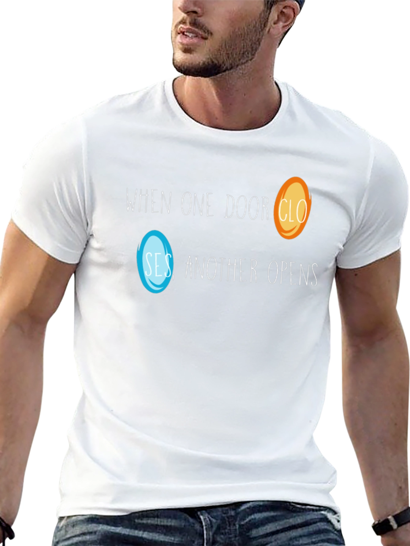 Portal T-Shirt - When One Door Closes