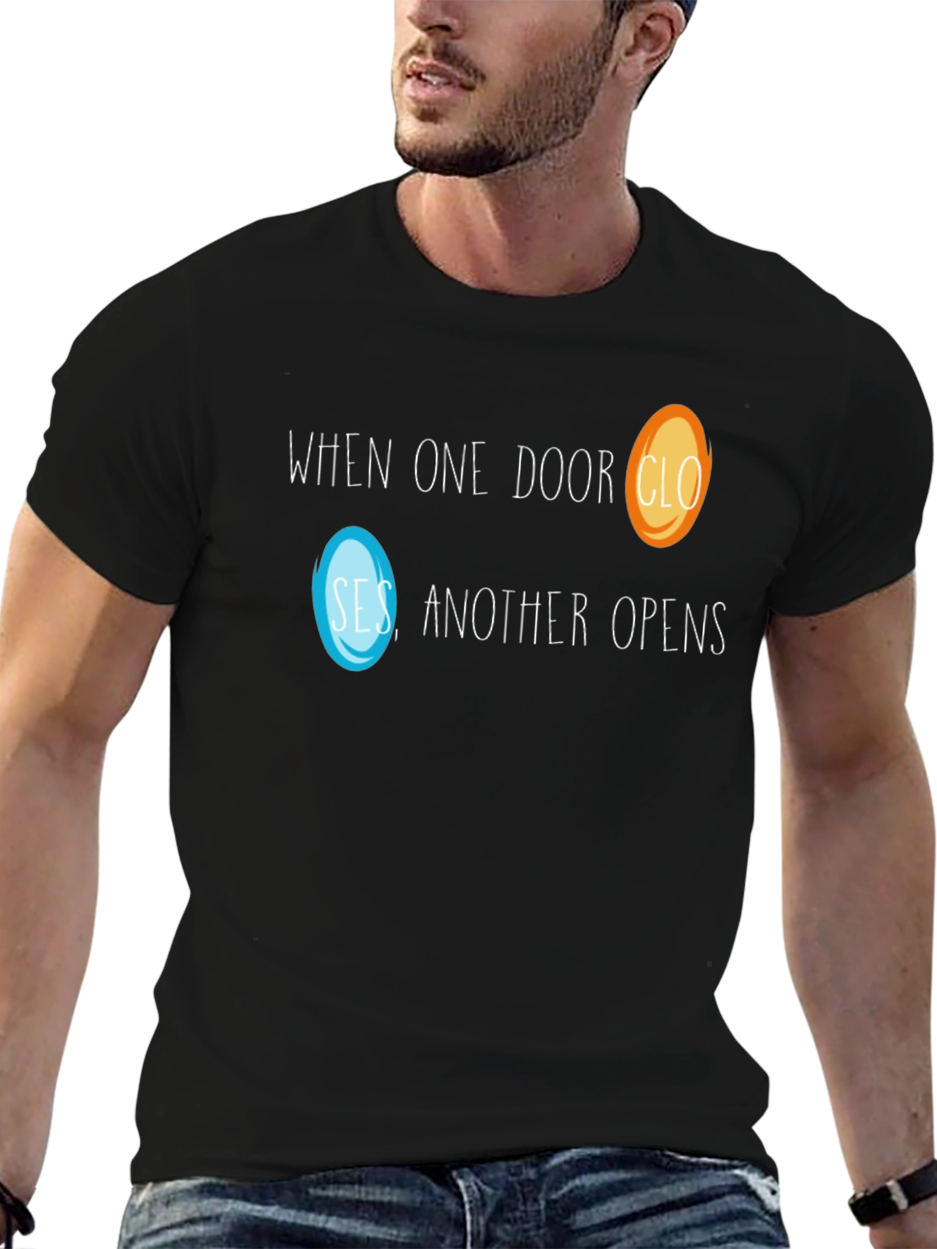 Portal T-Shirt - When One Door Closes