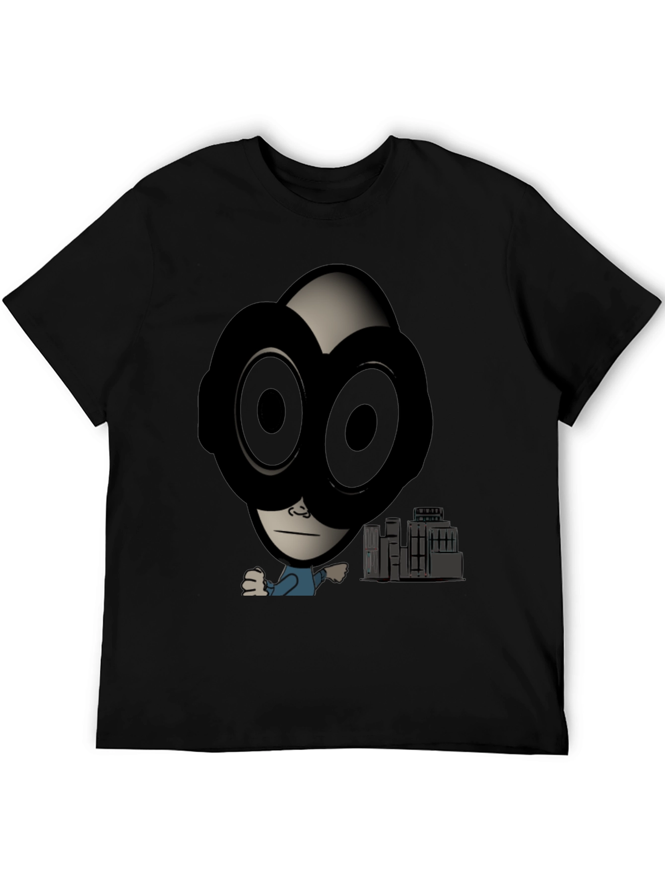 Unique Graphic Print T-Shirt - Urban Cartoon Design