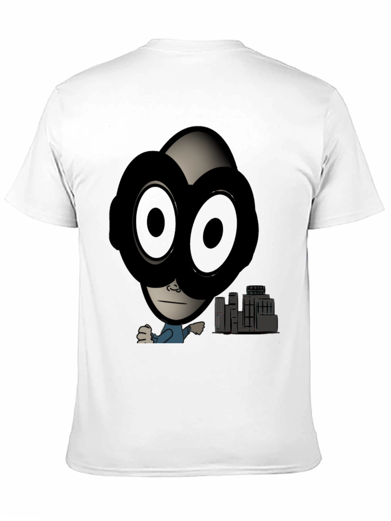 Unique Graphic Print T-Shirt - Urban Cartoon Design