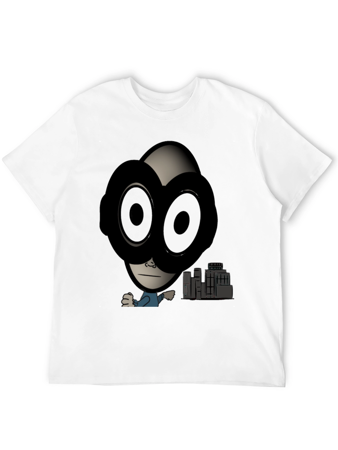 Unique Graphic Print T-Shirt - Urban Cartoon Design