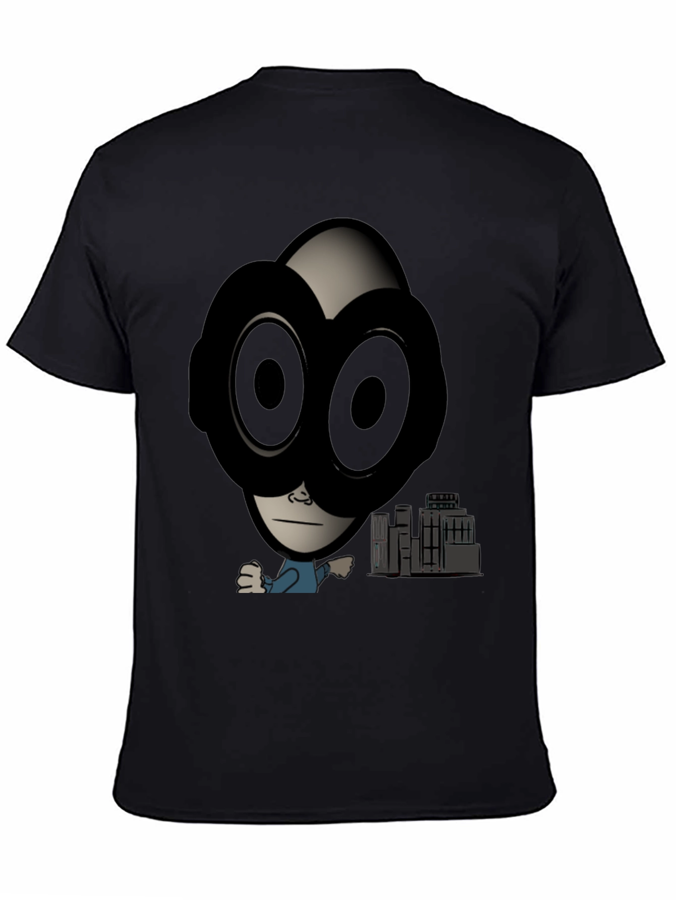 Unique Graphic Print T-Shirt - Urban Cartoon Design