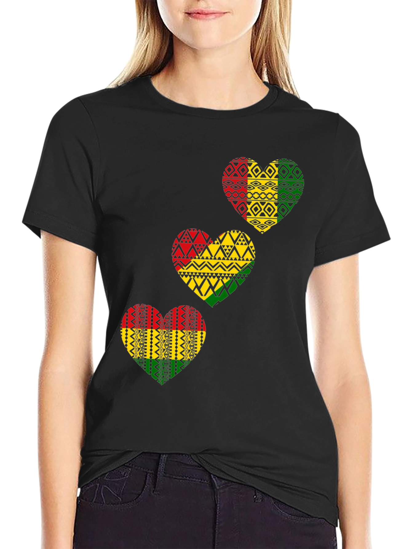 Rasta Heart T-Shirt - Reggae Love