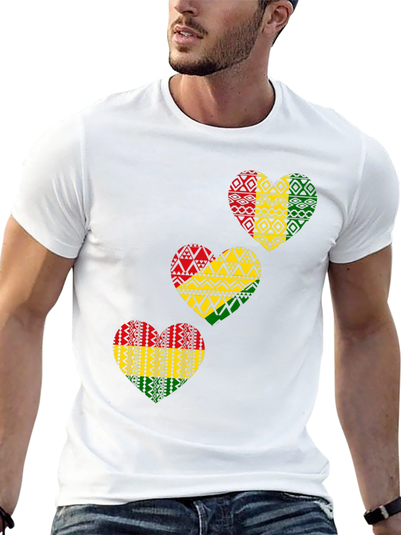 Rasta Heart T-Shirt - Reggae Love