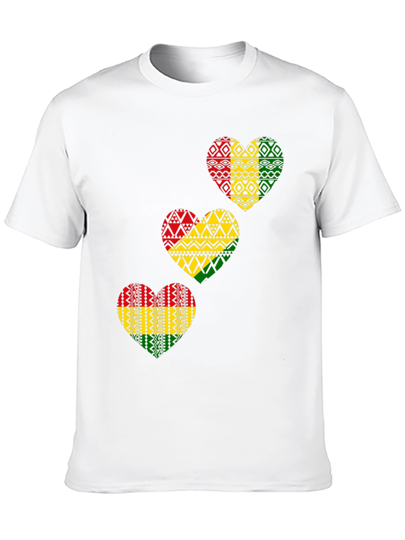 Rasta Heart T-Shirt - Reggae Love