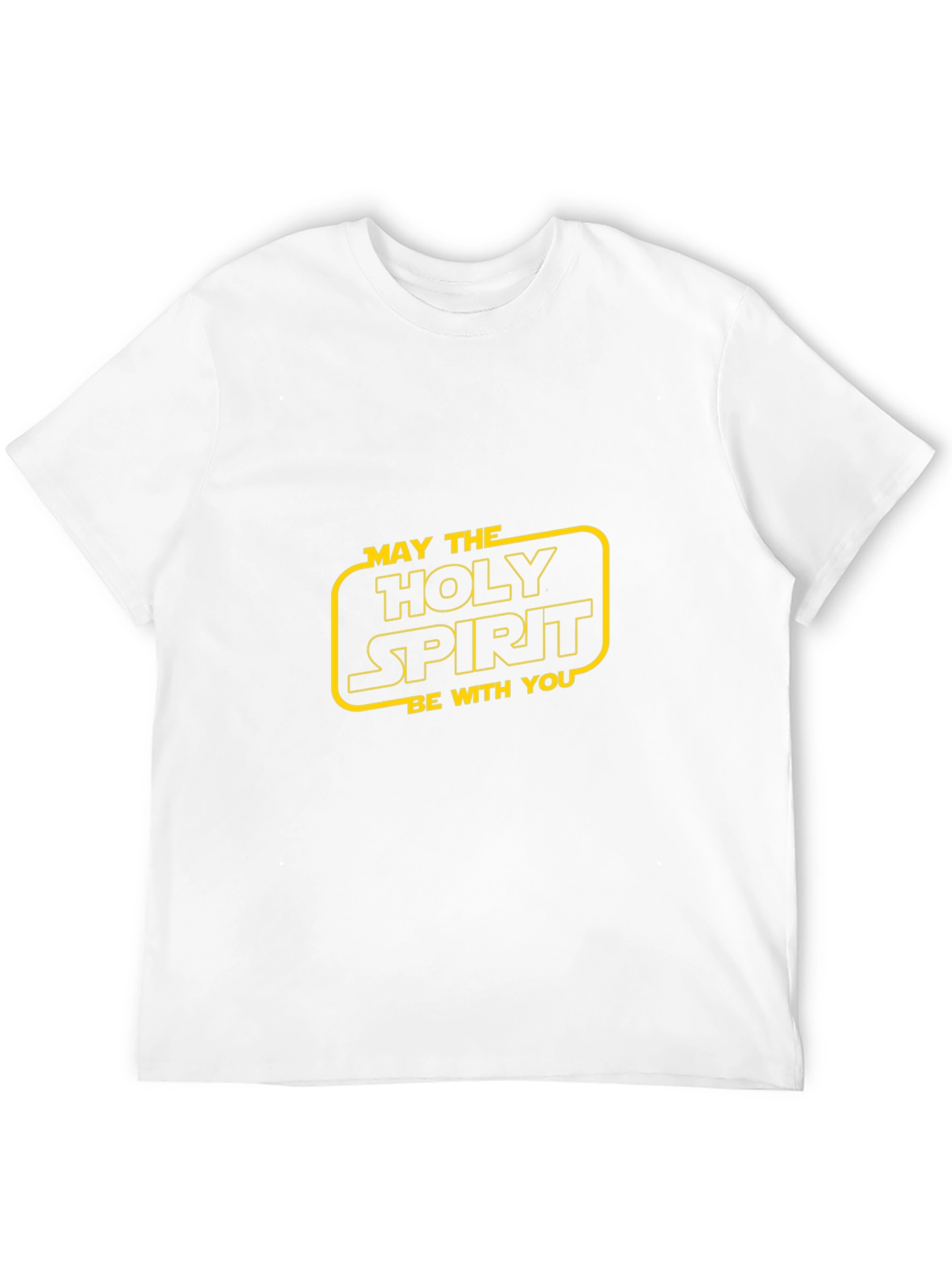 Holy Spirit Star Wars Style Black T-Shirt