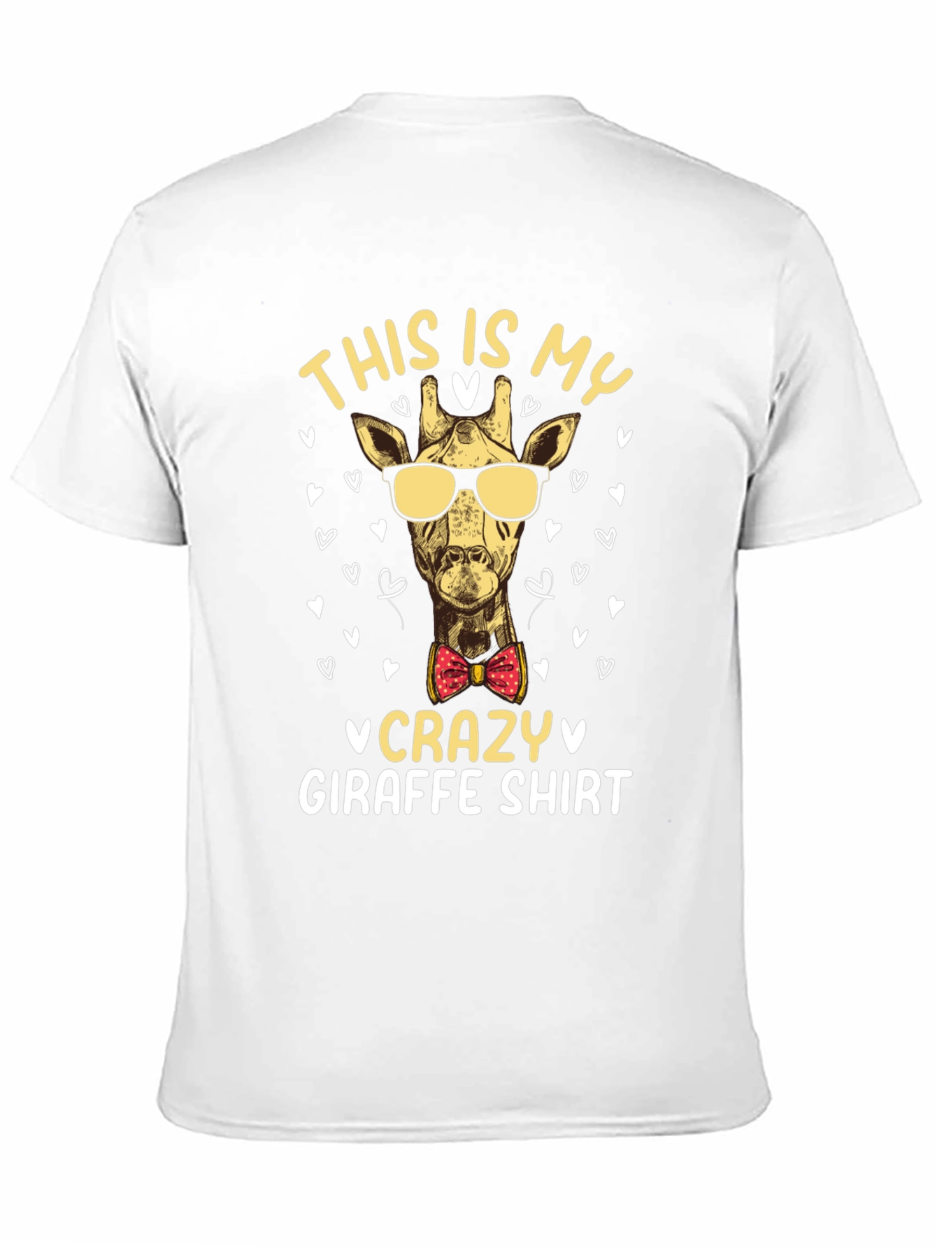 Crazy Giraffe T-Shirt - Novelty Animal Tee
