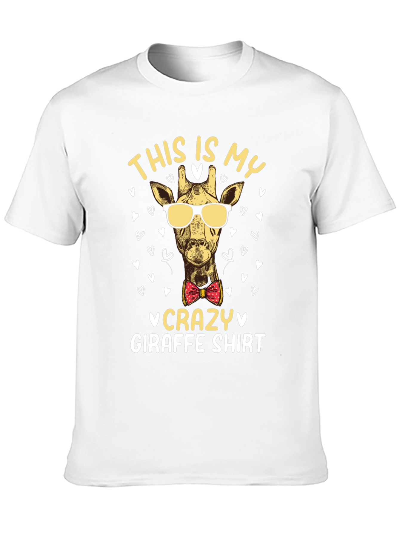 Crazy Giraffe T-Shirt - Novelty Animal Tee