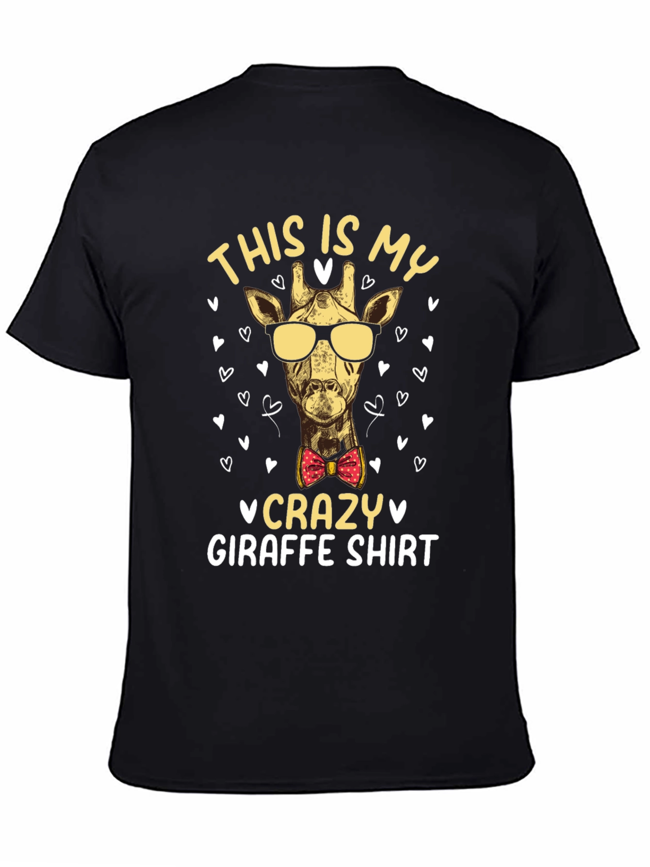 Crazy Giraffe T-Shirt - Novelty Animal Tee