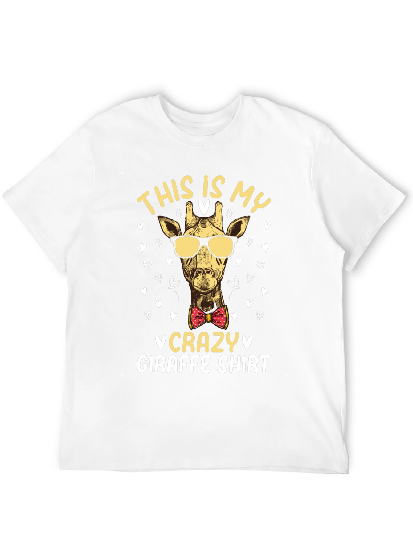 Crazy Giraffe T-Shirt - Novelty Animal Tee