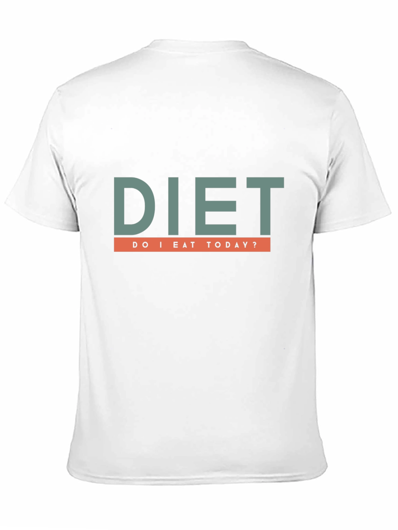 Diet - Do I Eat Today? Mens Black T-Shirt