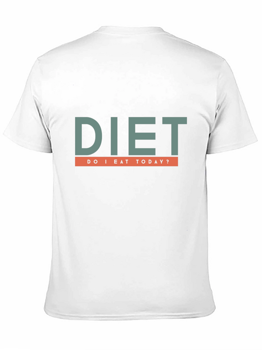 Diet - Do I Eat Today? Mens Black T-Shirt