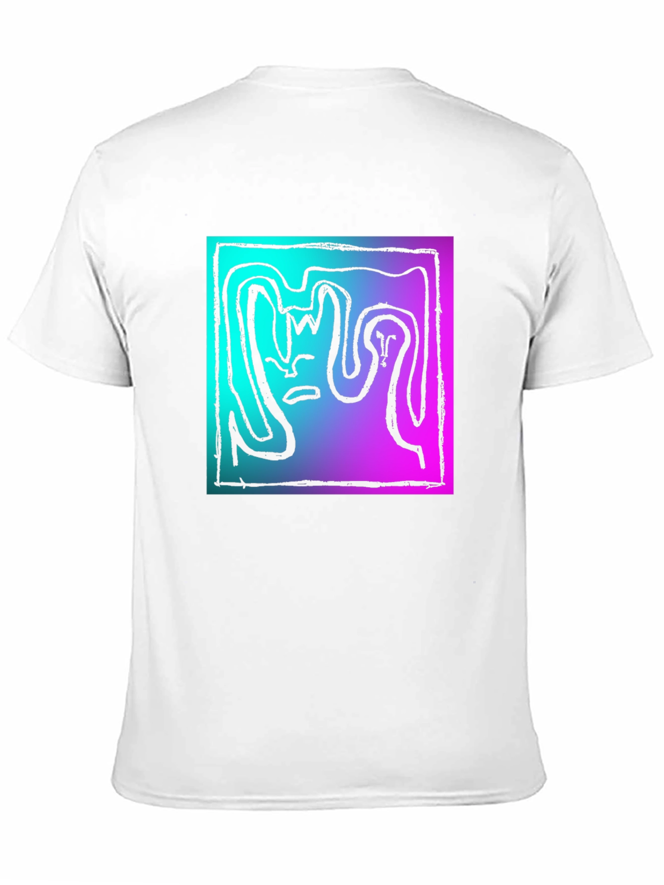 Abstract Graphic Tee - Gradient Art