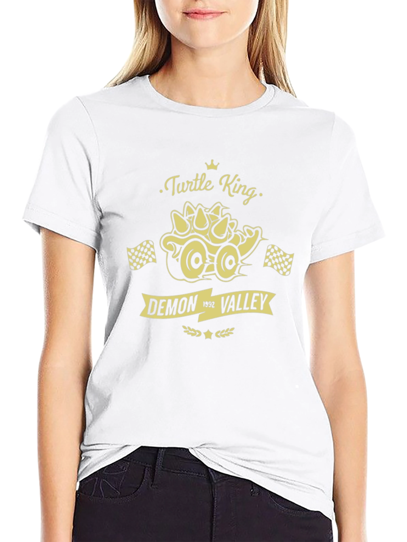 Turtle King Demon Valley 1992 Graphic T-Shirt