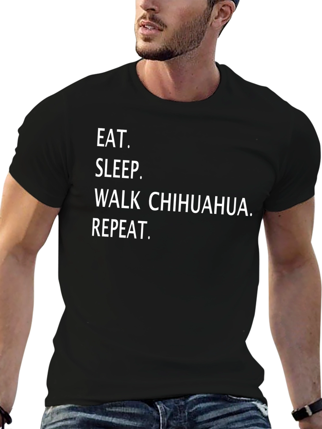 Eat Sleep Walk Chihuahua Repeat T-Shirt