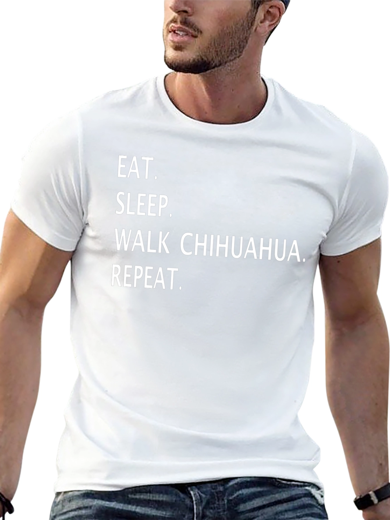 Eat Sleep Walk Chihuahua Repeat T-Shirt