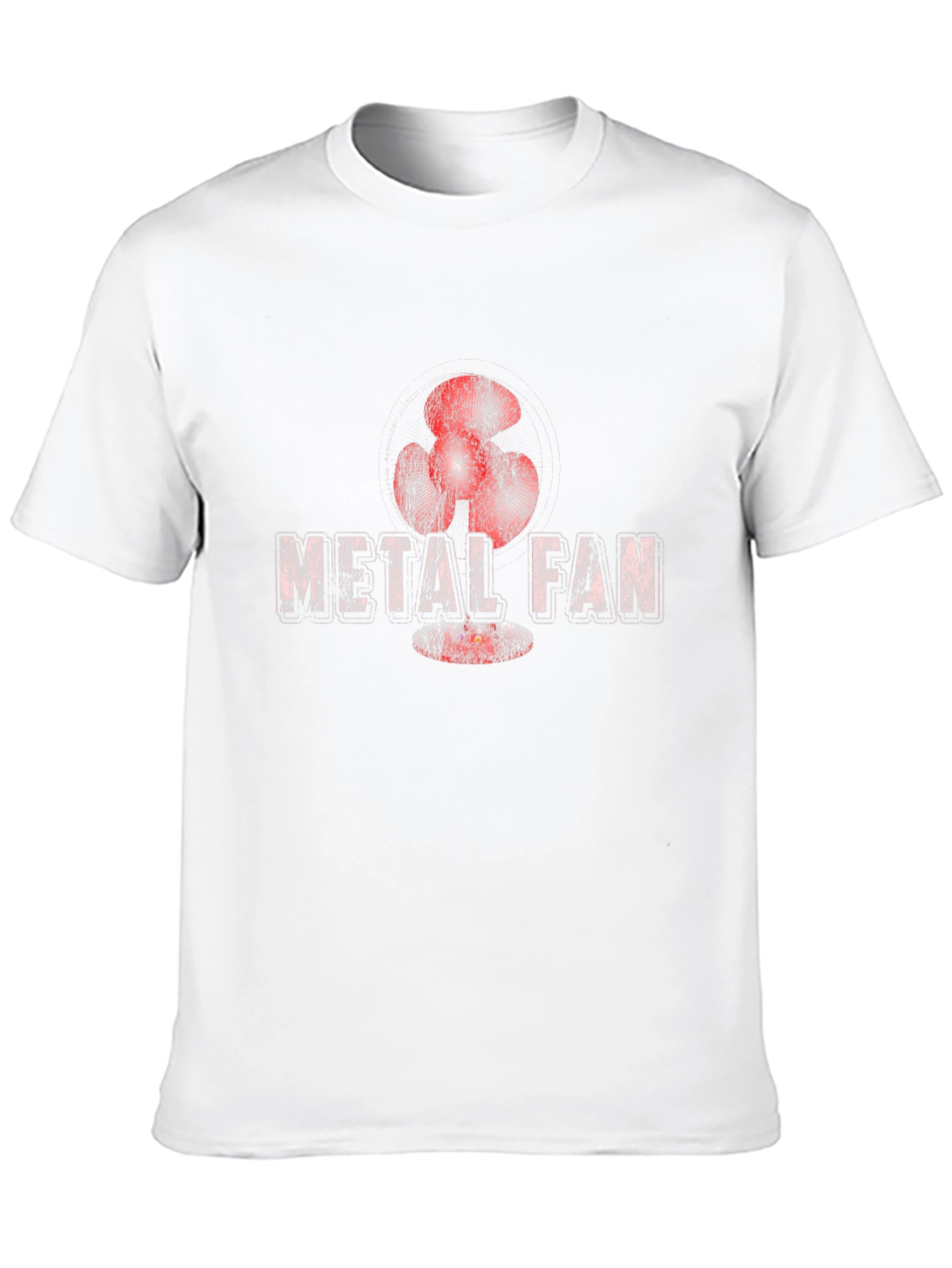 Metal Fan T-Shirt - Graphic Print Black Tee