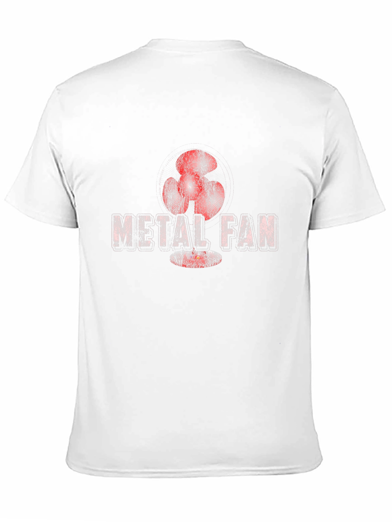 Metal Fan T-Shirt - Graphic Print Black Tee