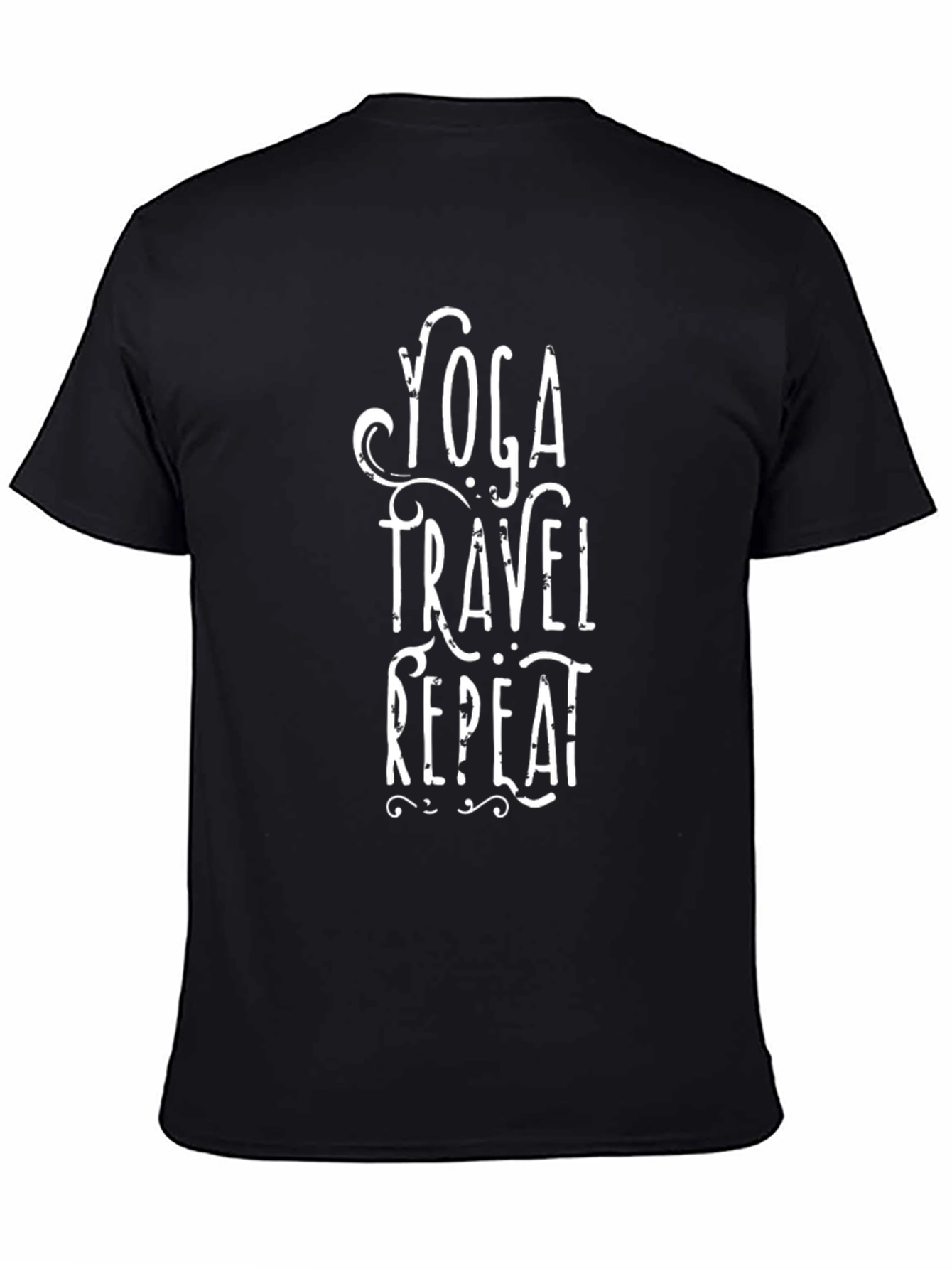 Yoga Travel Repeat Graphic T-Shirt
