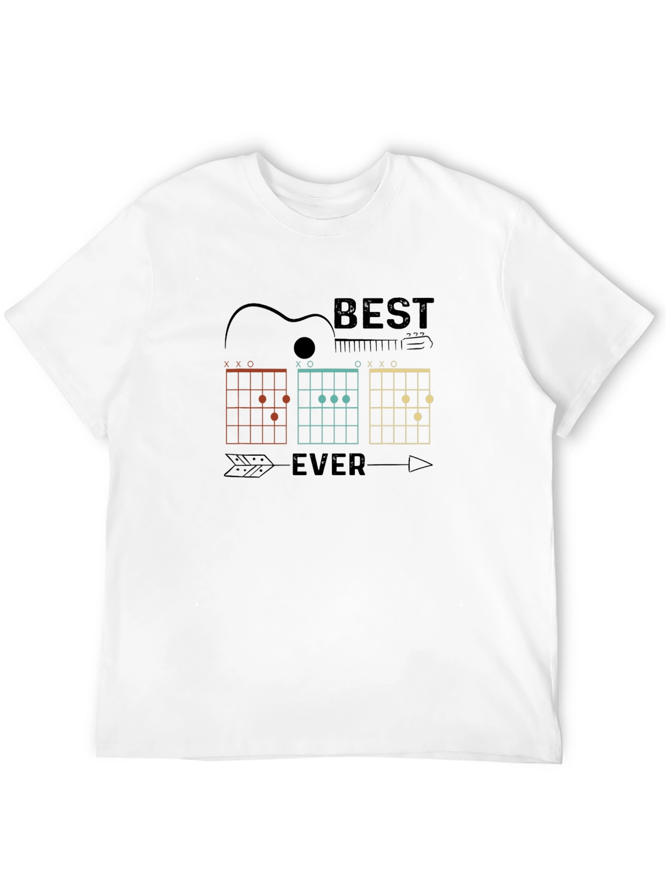 Best Guitar Chords Ever T-Shirt - Black