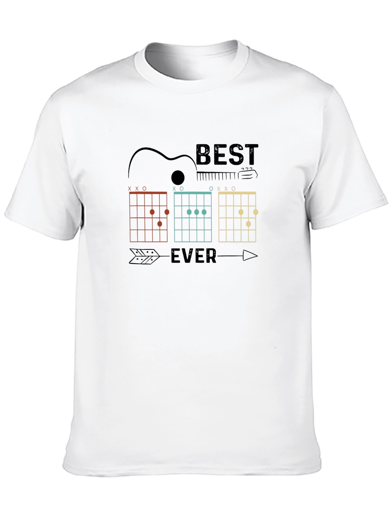 Best Guitar Chords Ever T-Shirt - Black