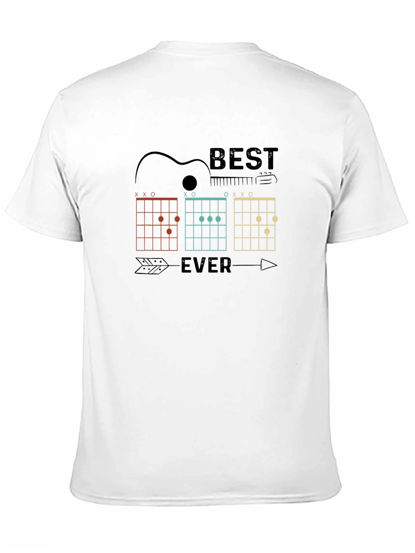 Best Guitar Chords Ever T-Shirt - Black