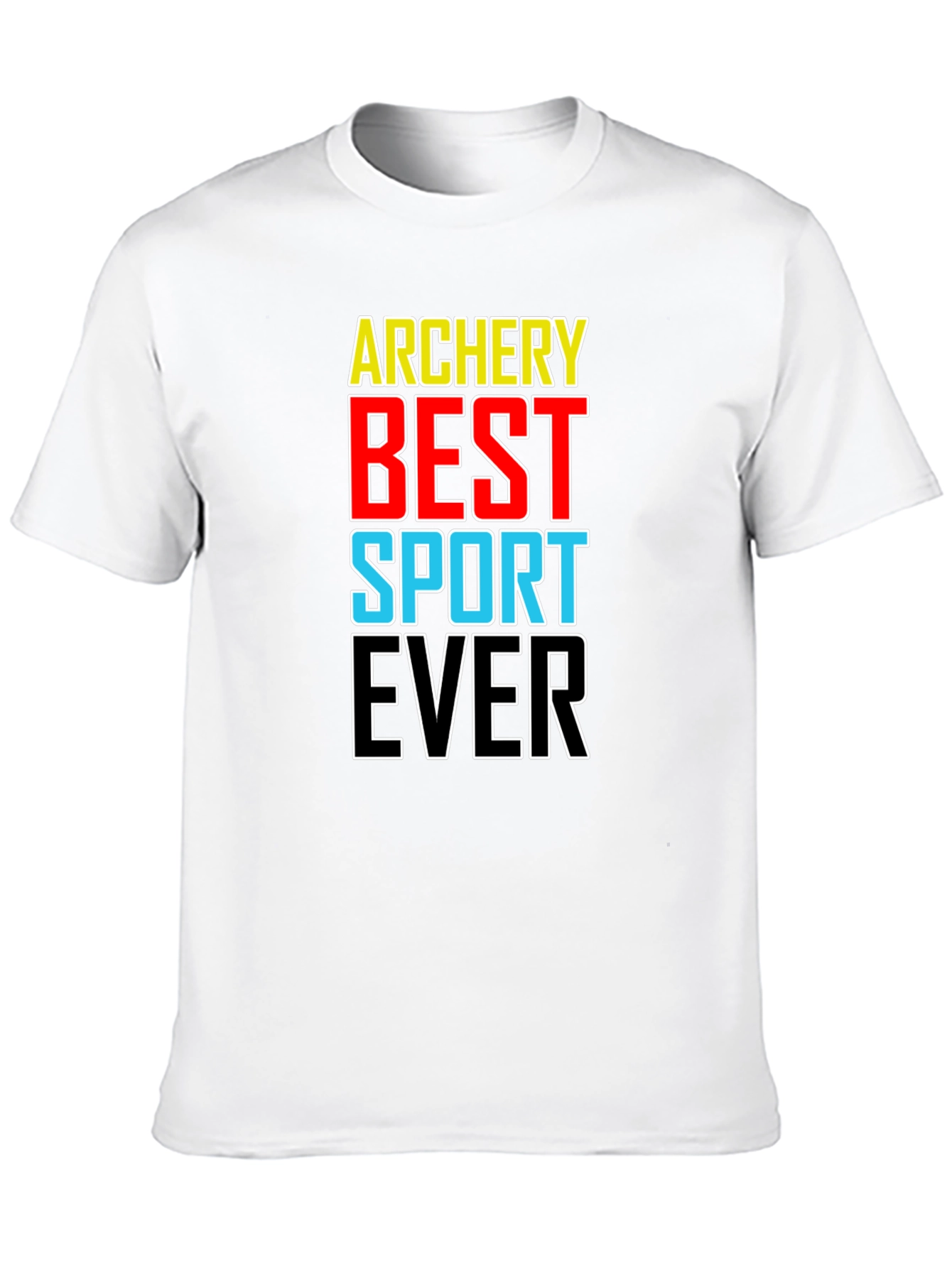Archery Best Sport Ever T-Shirt Black Cotton Tee