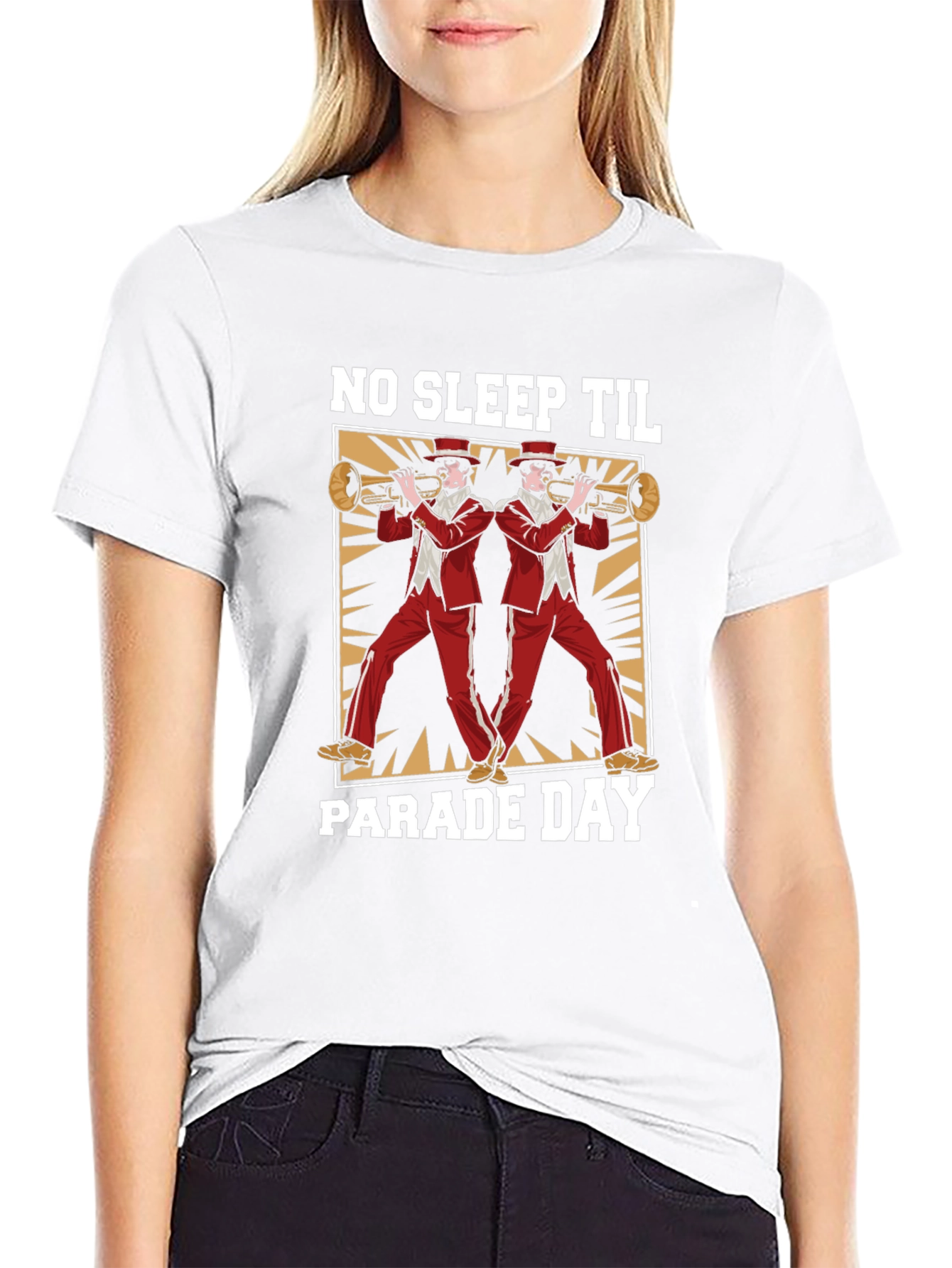 No Sleep Til Parade Day T-Shirt - Black