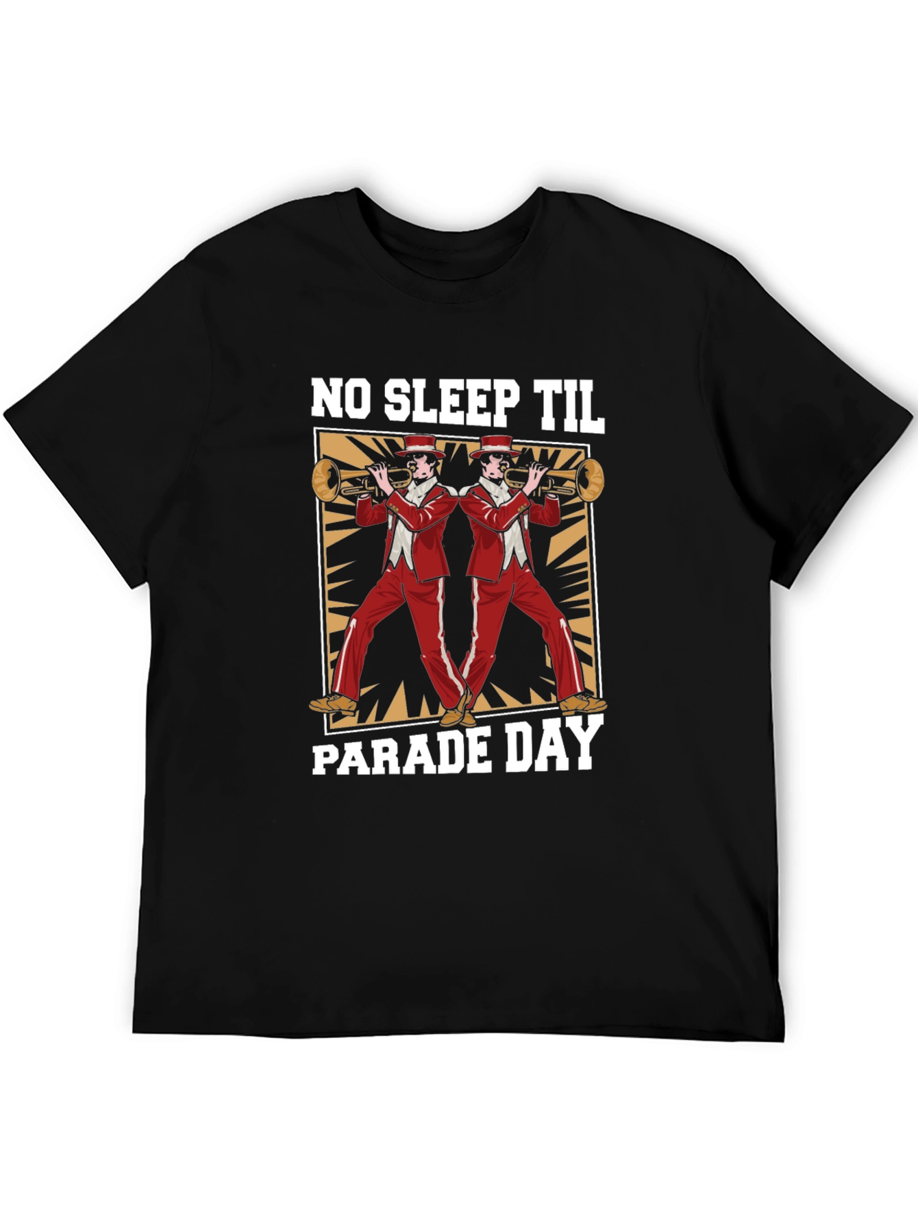 No Sleep Til Parade Day T-Shirt - Black