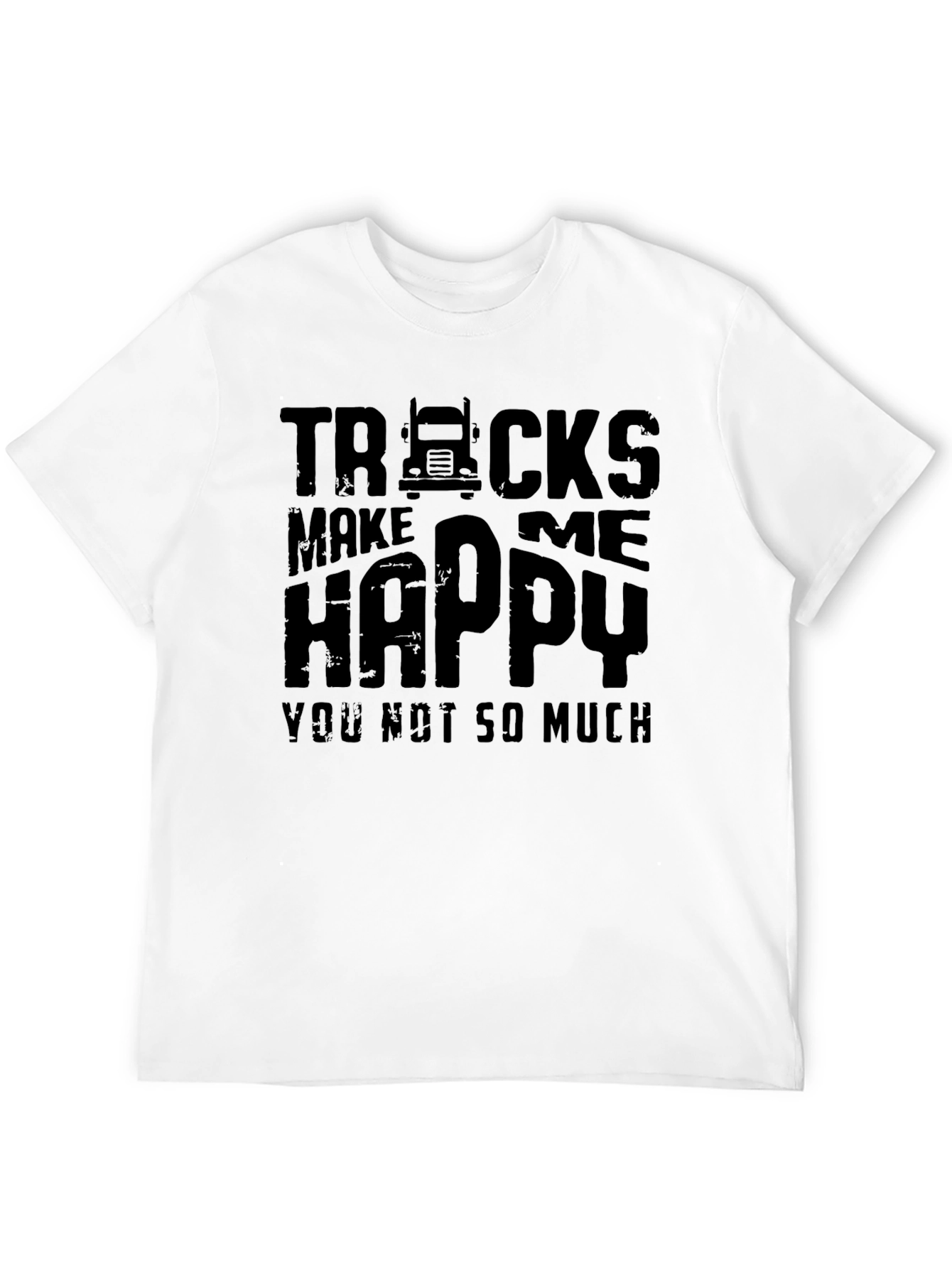 Trucks Make Me Happy Graphic Tee