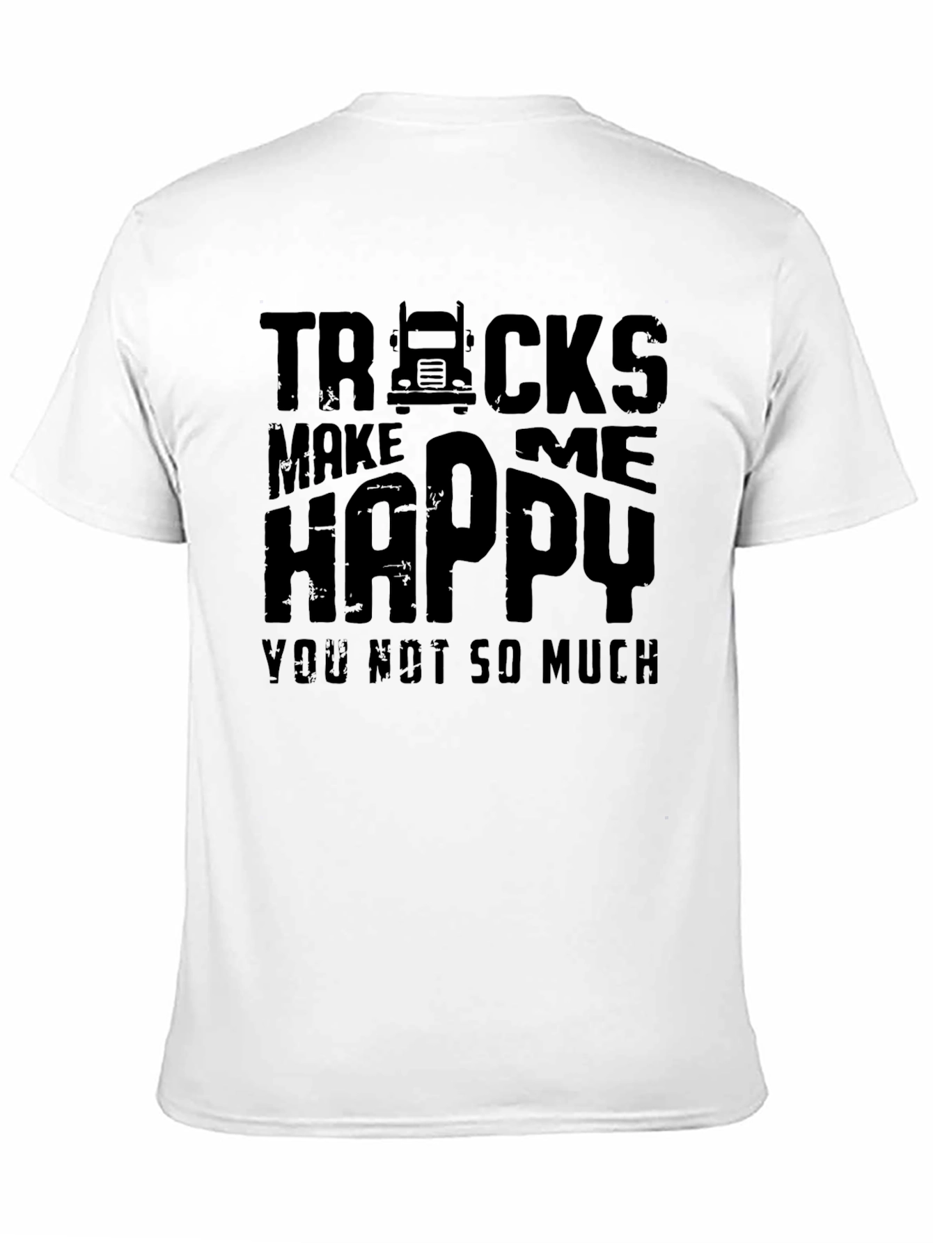 Trucks Make Me Happy Graphic Tee