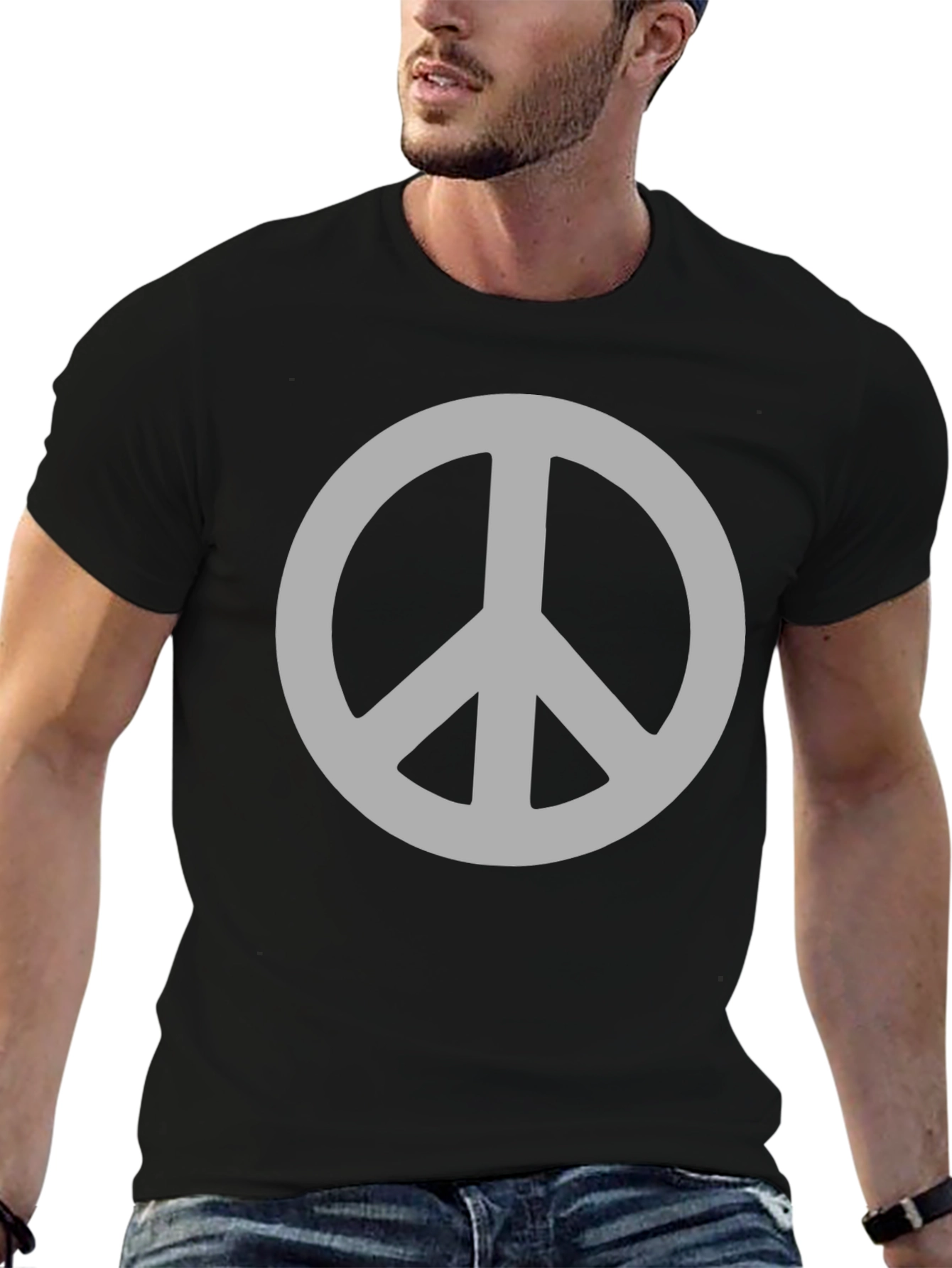 Peace Sign Graphic Tee - Stylish Comfort Fit