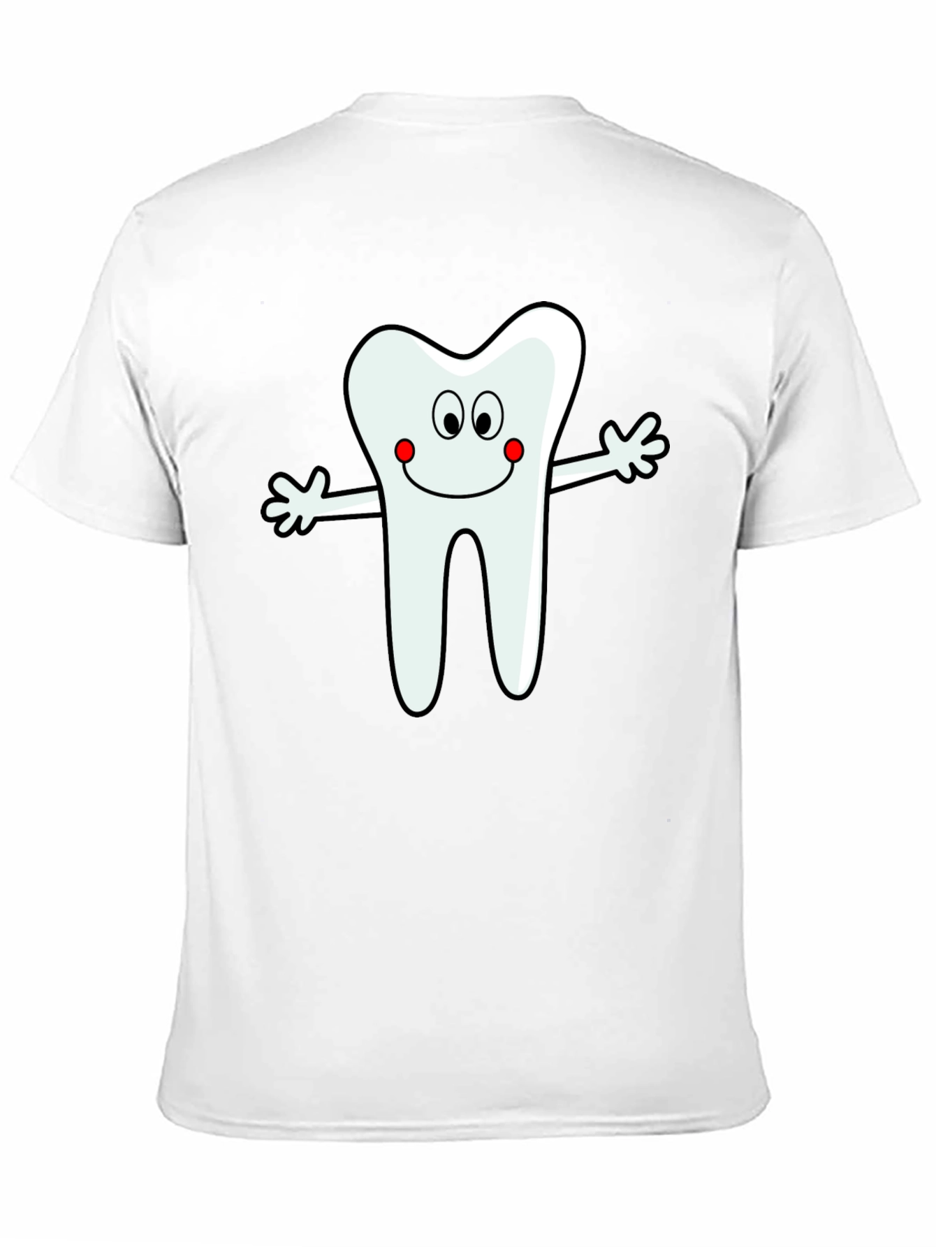 Tooth Cartoon Graphic T-Shirt