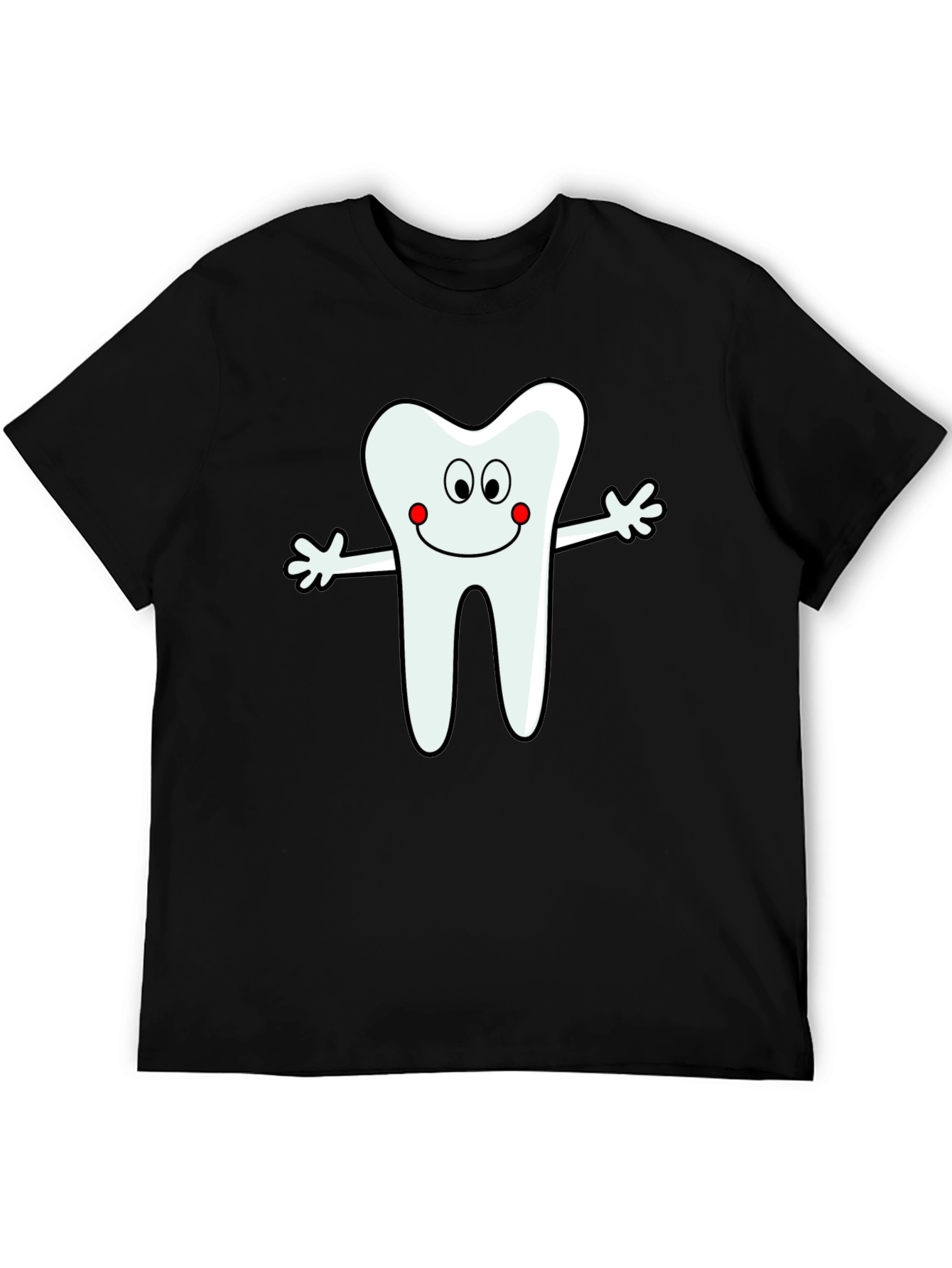 Tooth Cartoon Graphic T-Shirt