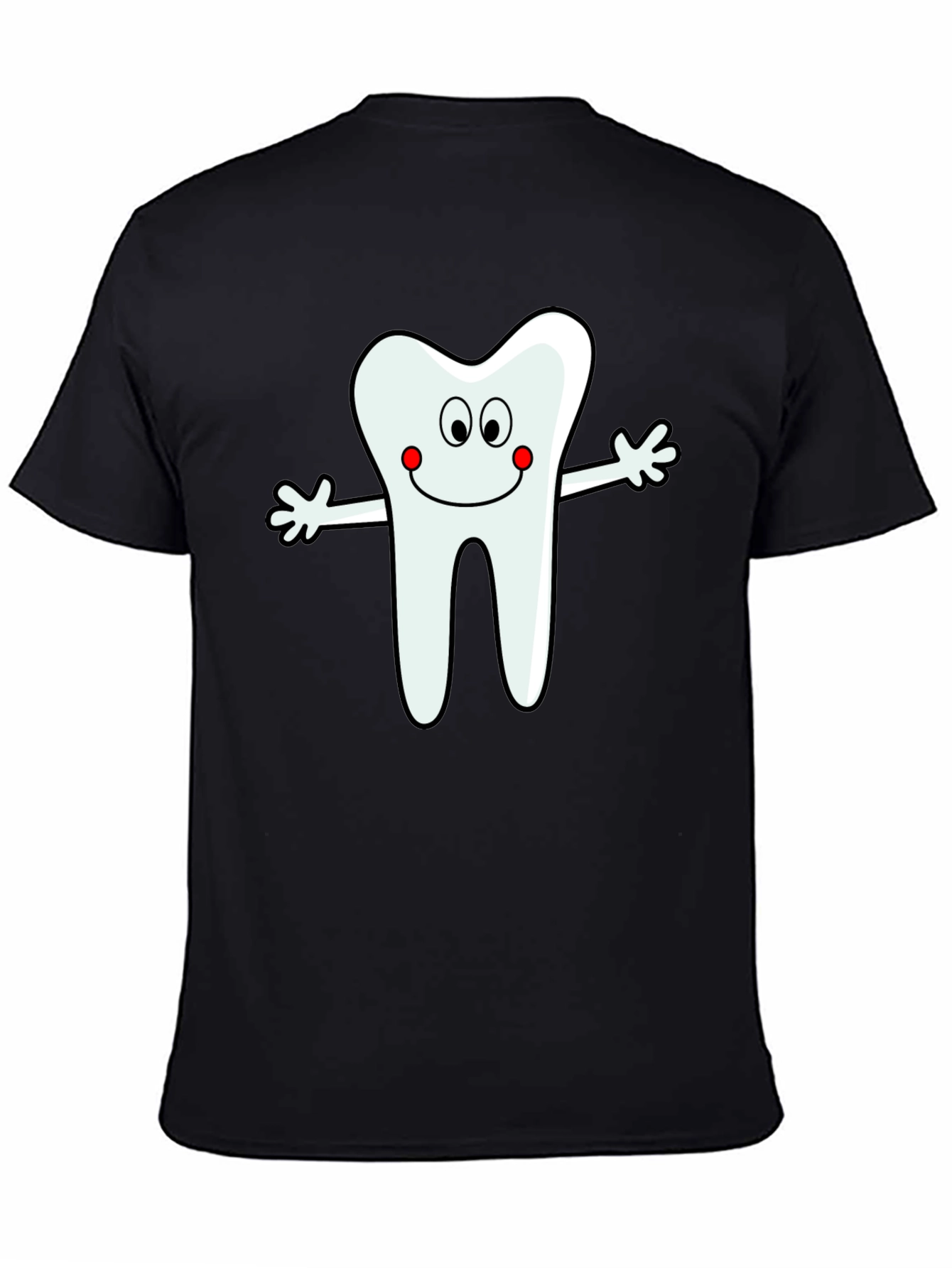 Tooth Cartoon Graphic T-Shirt