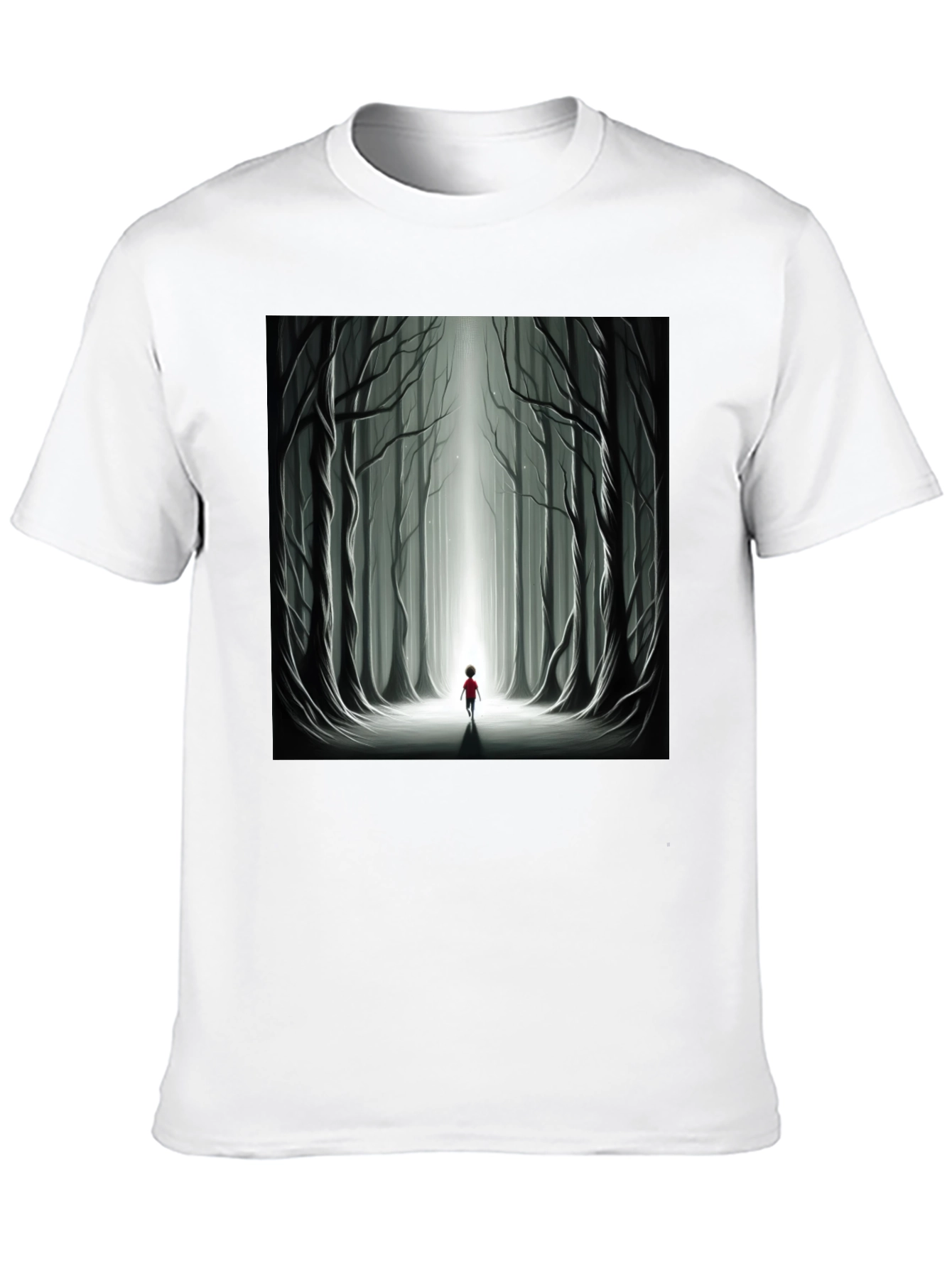 Mystic Forest Graphic Tee - Unisex Black T-Shirt