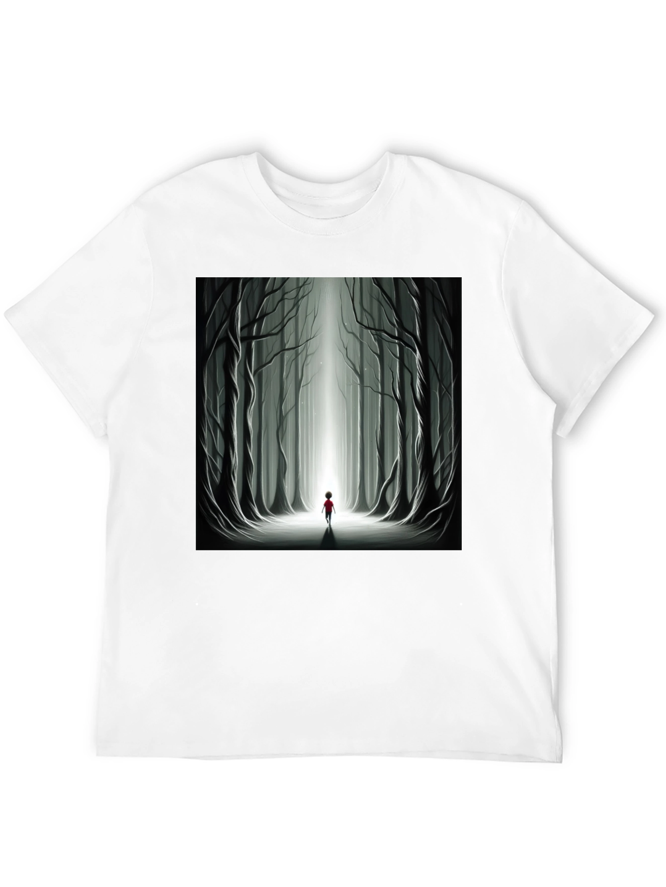 Mystic Forest Graphic Tee - Unisex Black T-Shirt
