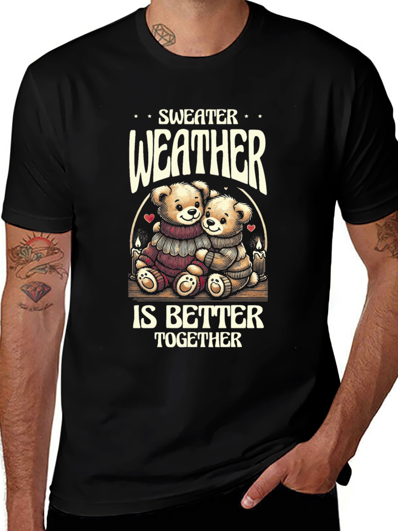 Sweater Weather Bears Graphic Tee