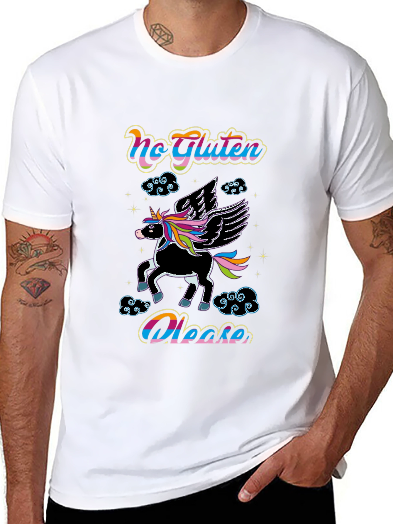 No Gluten Please Unicorn T-Shirt
