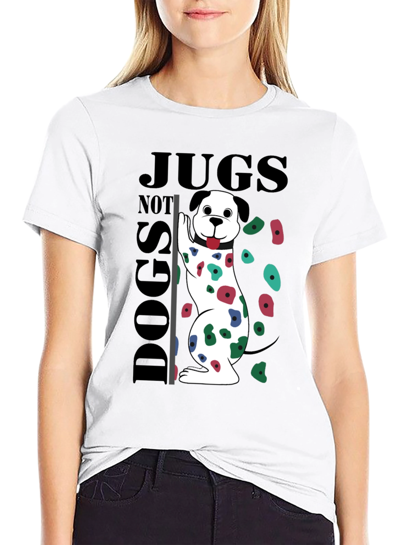 Jugs Not Dogs Climbing T-Shirt
